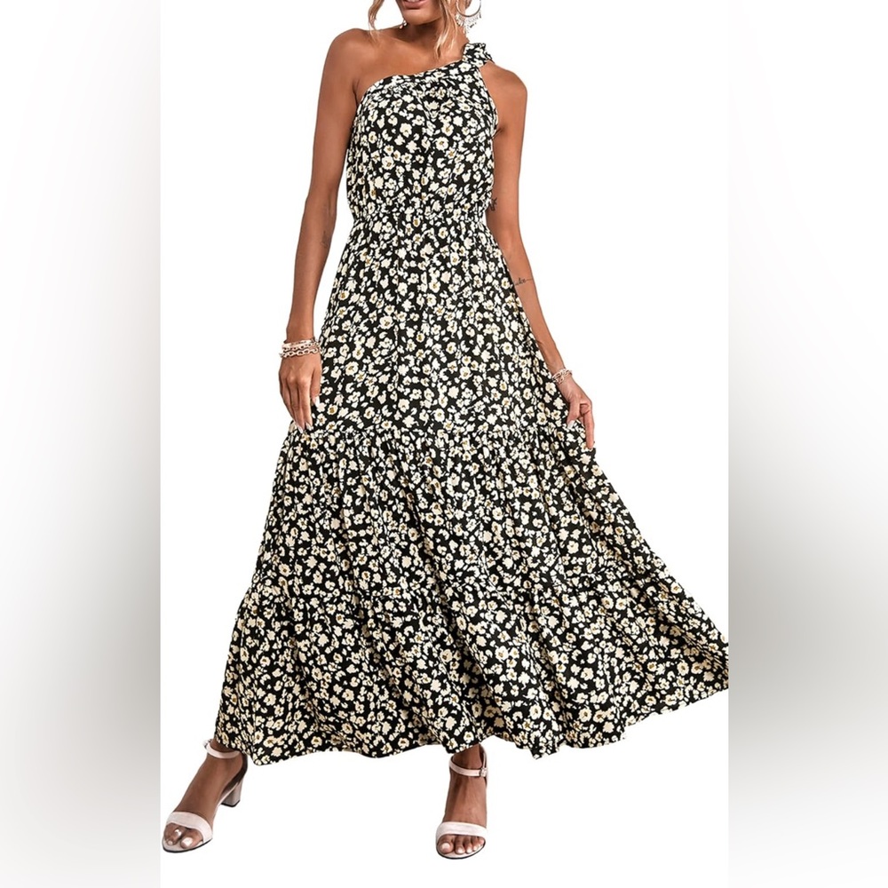 MIDI one shoulder dress